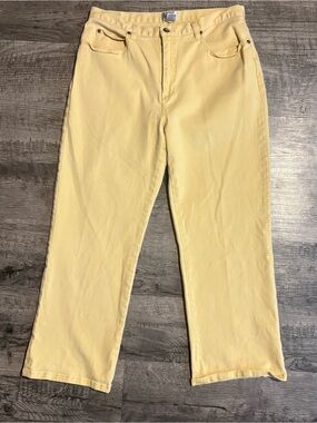 Chico’s Jeans Women’s 2 U.S. 12 Yellow